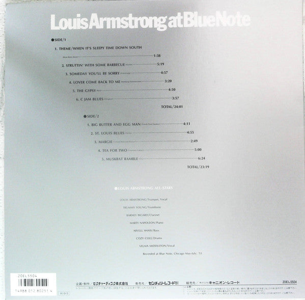 Louis Armstrong At Blue Note