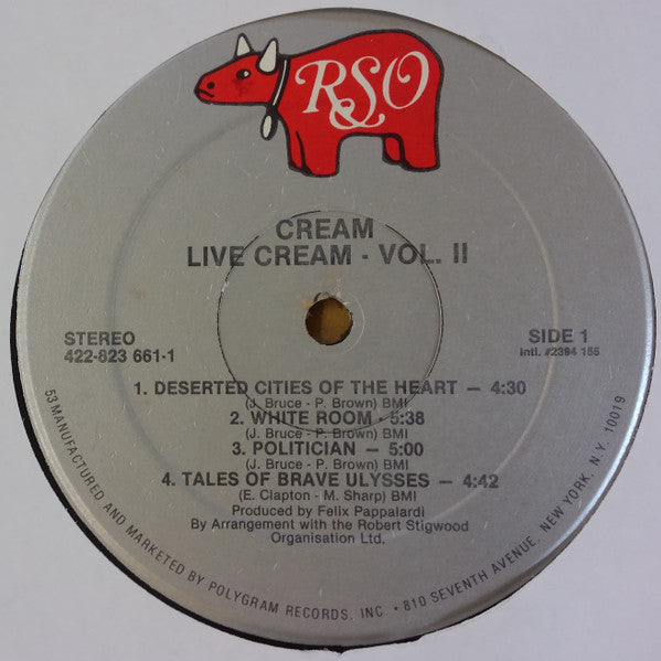 Live Cream Volume II
