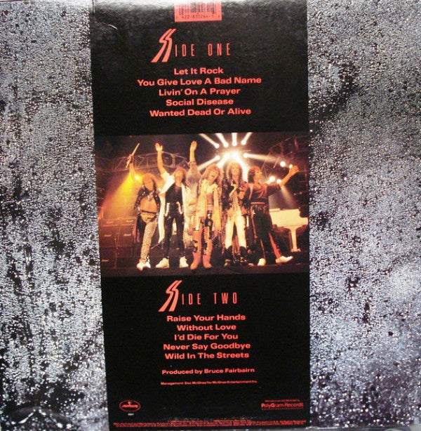Release: Slippery When Wet-Vinyl-US-1986-422 830-264-1 M-1, 830 264-1 M-1-13394836