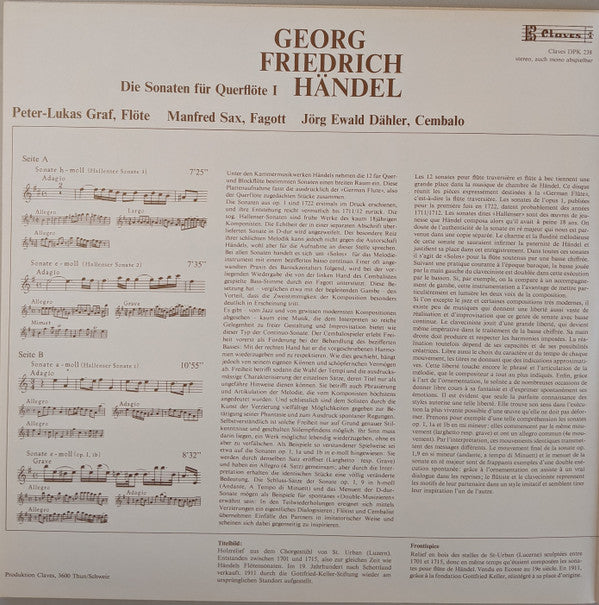 Die Sonaten Für Querflöte I • Die Sonaten Für Querflöte II