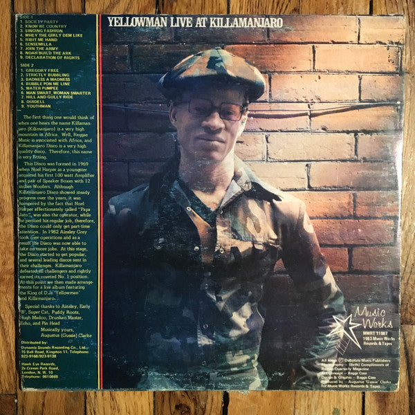 Master Release: Live At Killamanjaro by Yellowman