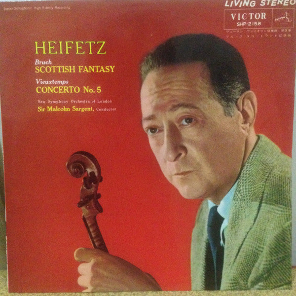 Master Release: Scottish Fantasy / Concerto No. 5 by Jascha Heifetz