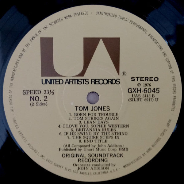 Tom Jones (Original Motion Picture Sound Track)