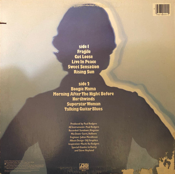 Release: Cut Loose-Vinyl-US-1983-7 80121-1, 80121-1-14737649