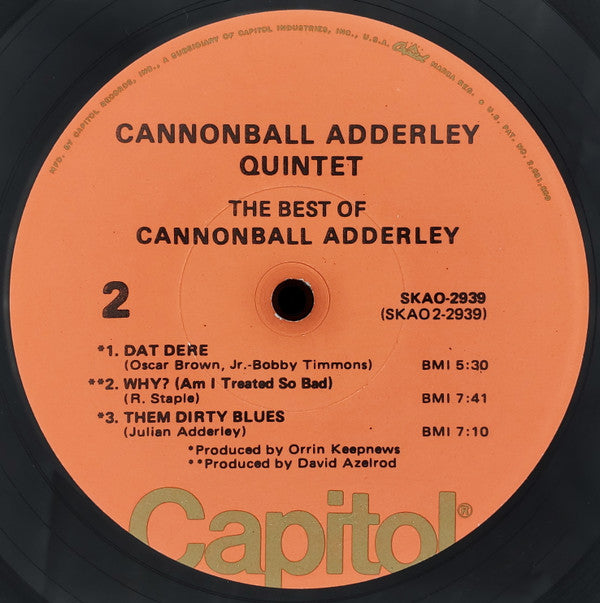 The Best Of Cannonball Adderley