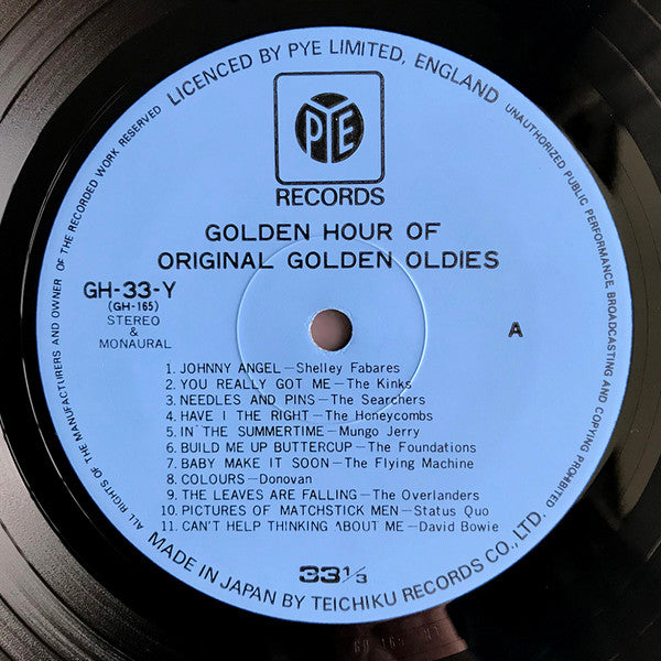 Golden Hour Of Original Golden Oldies
