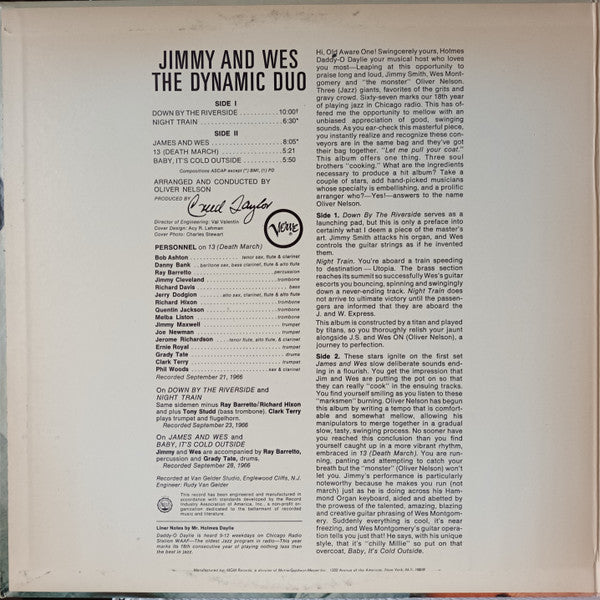 Release: Jimmy & Wes (The Dynamic Duo)-Vinyl-US-1966-V6/8678, V6-8678-11942091
