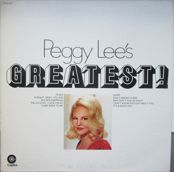 Peggy Lee's Greatest!