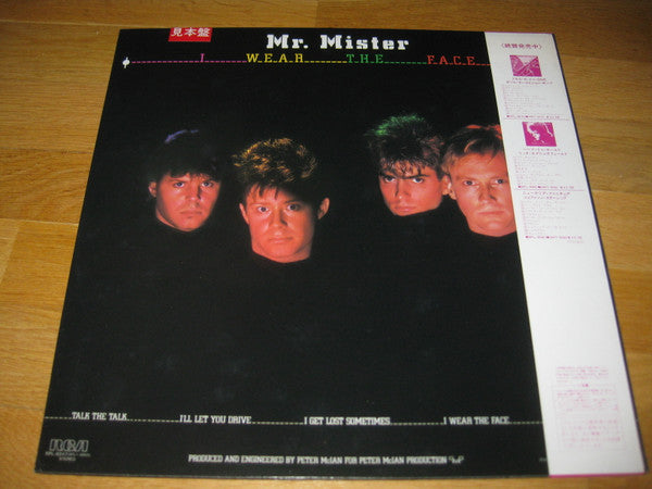 Release: I Wear The Face-Vinyl-Japan-1984-RPL-8247-12949132