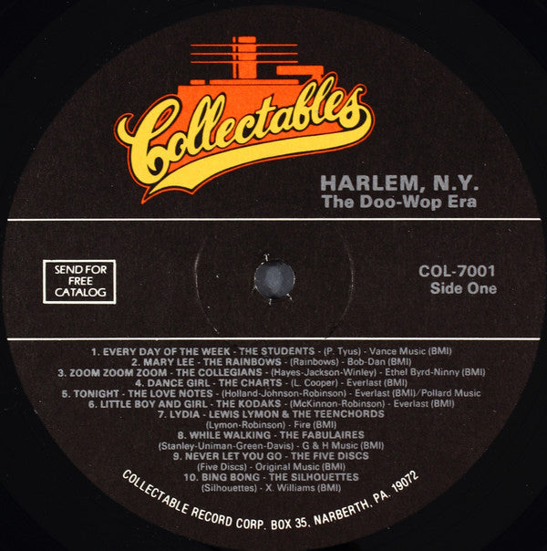 Harlem NY (The Doo-Wop Era)