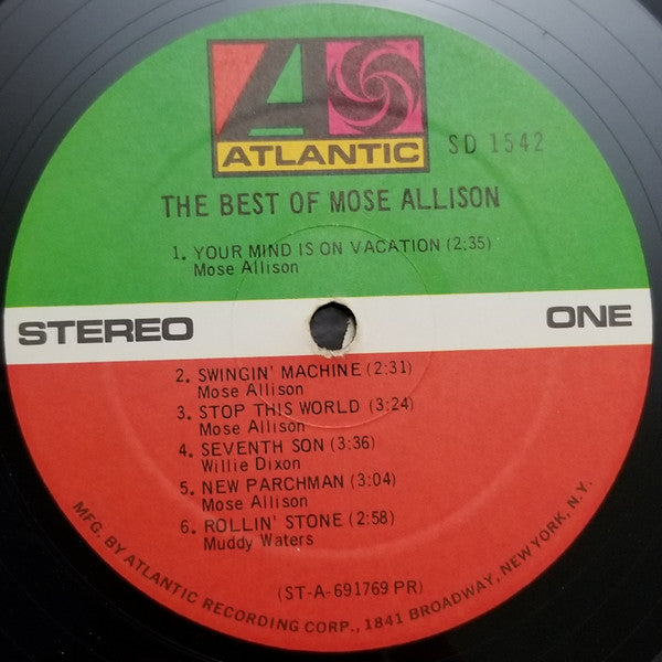 Master Release: The Best Of Mose Allison by Mose Allison