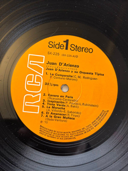 Juan D'Arienzo = フアン・ダリエンソ・ベスト