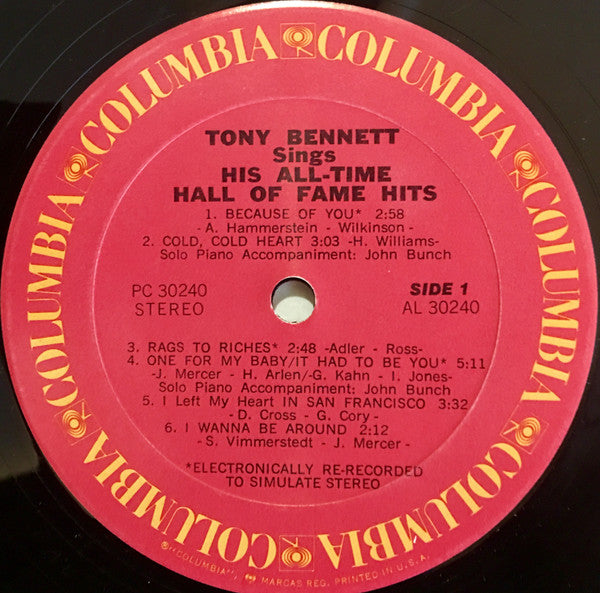 Sings His All-Time Hall Of Fame Hits