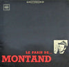 Yves Montand - Le Paris De... Montand (Vinyl, LP, Album, Stereo) Very Good (VG) / Very Good Plus (VG+)