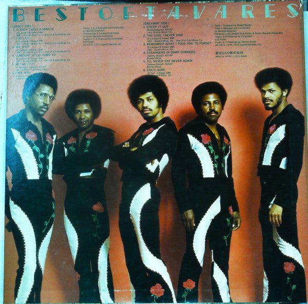 Release: Best Of Tavares-Vinyl-Japan-None-ECS-80498-24500216