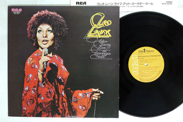 Release: Cleo Laine Live!!! At Carnegie Hall-Vinyl-Japan-1974-RCA-6233-11249013