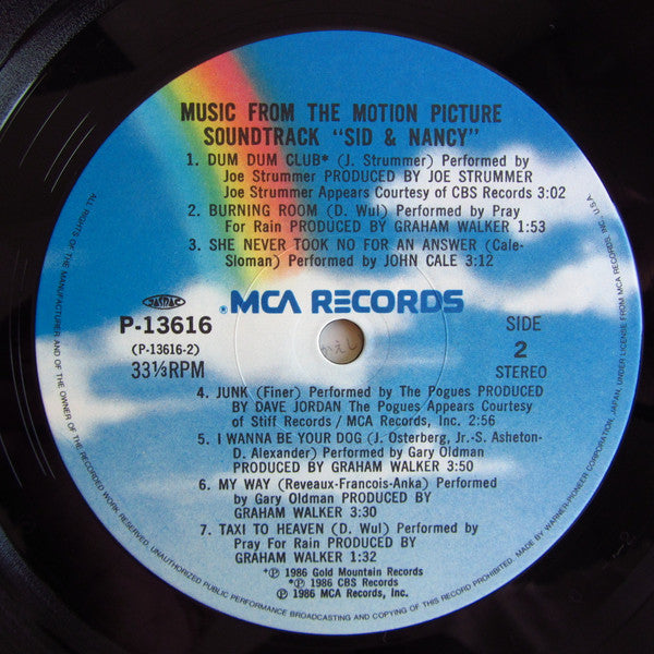 Sid & Nancy: Love Kills (Music From The Motion Picture Soundtrack)