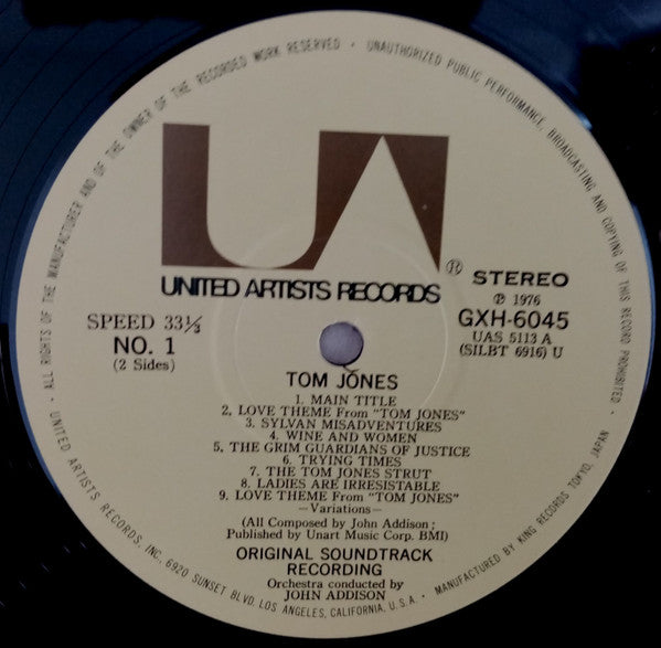 Tom Jones (Original Motion Picture Sound Track)