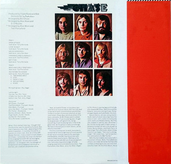 Release: Chase-Vinyl-Japan-1978-25AP 1256(E)-15603168