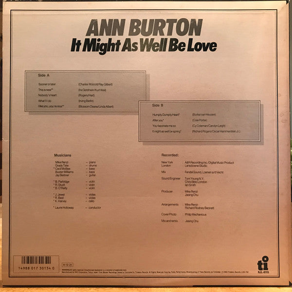 Master Release: It Might As Well Be Love by Ann Burton