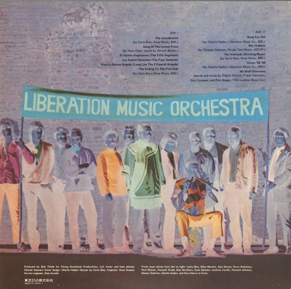 Release: Liberation Music Orchestra-Vinyl-Japan-1973-IMJ-80037, IMJ-80037-11980414