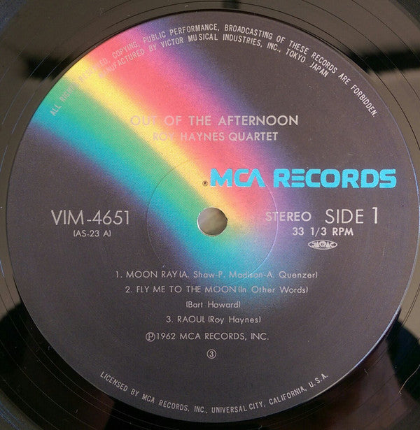 Release: Out Of The Afternoon-Vinyl-Japan-1982-VIM-4651-10038604