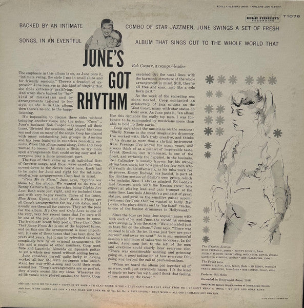 Release: June's Got Rhythm-Vinyl-US-1958-T-1076-28675756