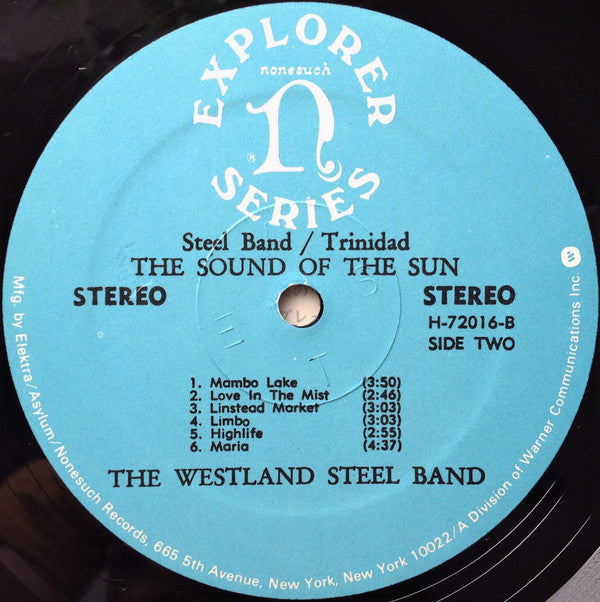 Steel Band/Trinidad: The Sound Of The Sun = 太陽の響き - トリニダードのスチールバンド