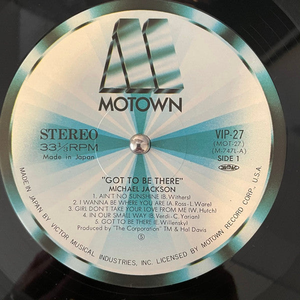 Release: Got To Be There-Vinyl-Japan-1981-VIP-27 (MOT-27)-17587618