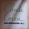 Chick Corea - Piano Improvisations Vol. 2 (Vinyl, LP, Album) Very Good Plus (VG+) / Good Plus (G+)