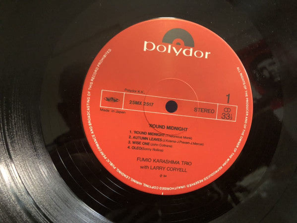 Release: Round Midnight-Vinyl-Japan-1984-25MX 2517-18977323