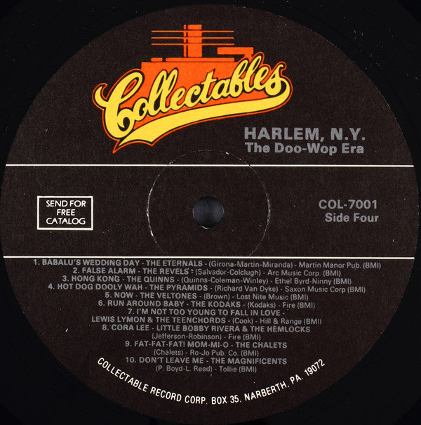 Harlem NY (The Doo-Wop Era)