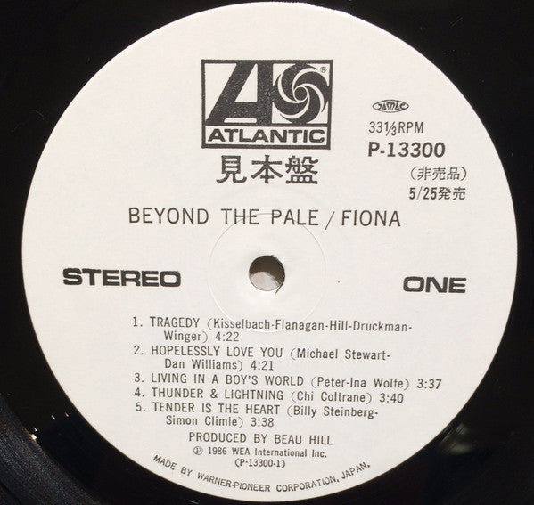 Release: Beyond The Pale-Vinyl-Japan-1986-P-13300-19843498