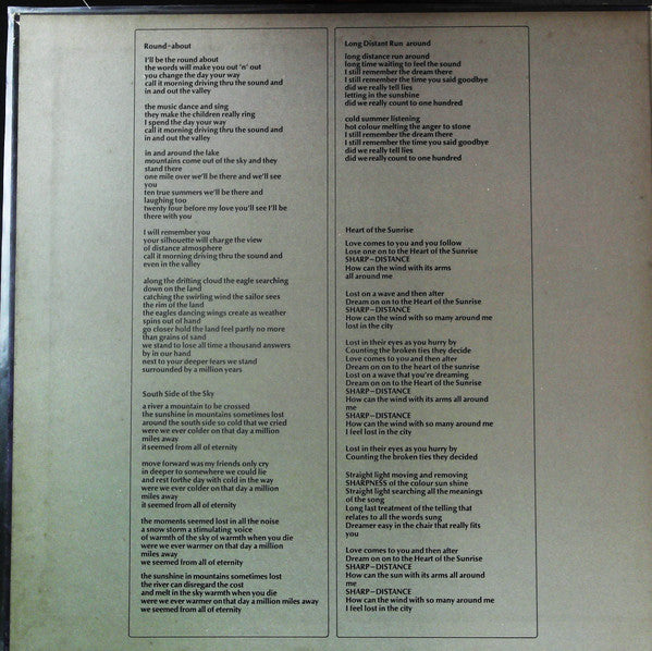 Release: Fragile-Vinyl-Japan-1976-P-10102A-25394044