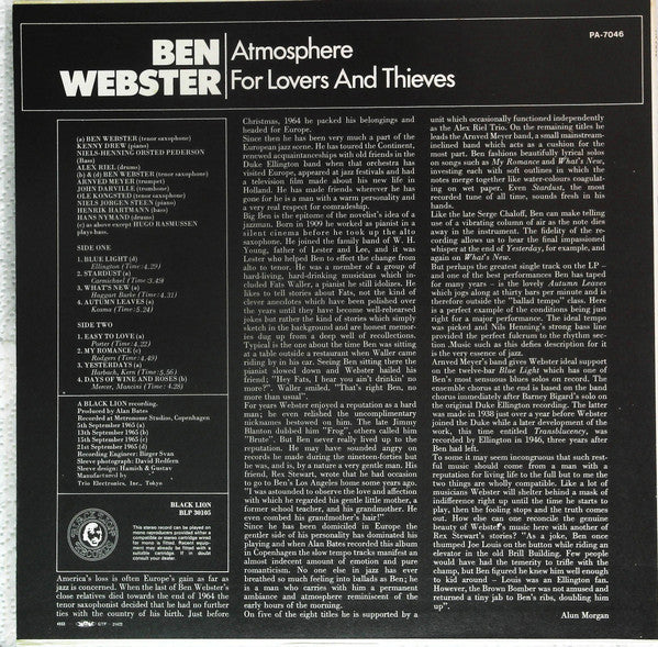 Atmosphere For Lovers And Thieves