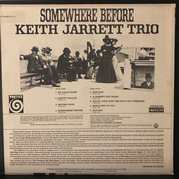 Release: Somewhere Before-Vinyl-US-1969-SD 2012-14892150