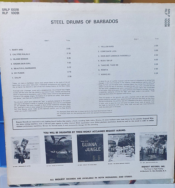 Steel Drums Of Barbados