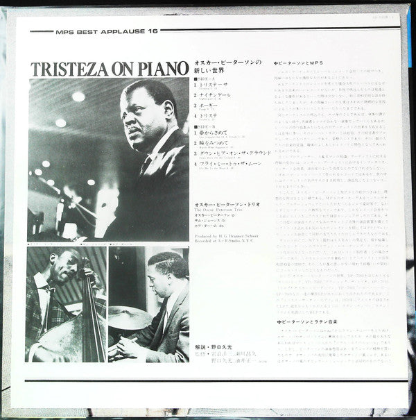Tristeza On Piano