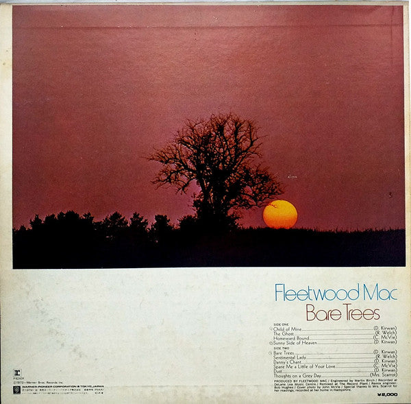 Release: Bare Trees-Vinyl-Japan-1973-P-8240R-26936705