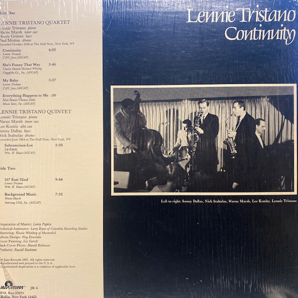 Release: Continuity-Vinyl-US-1985-JR-6-19047124