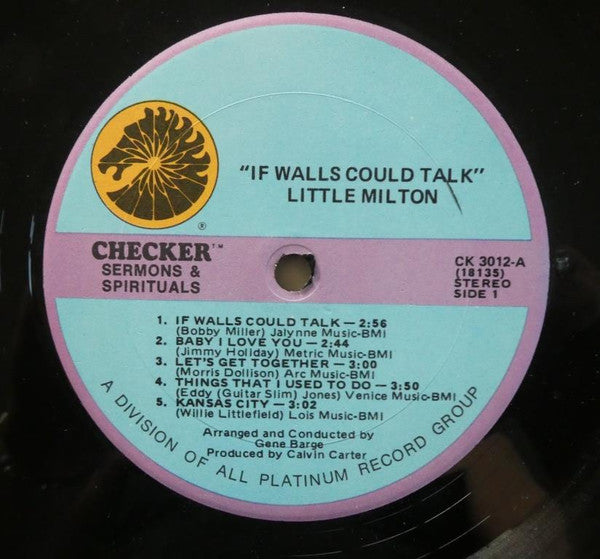 Master Release: If Walls Could Talk by Little Milton