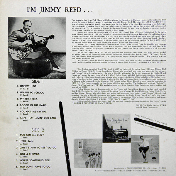 I'm Jimmy Reed