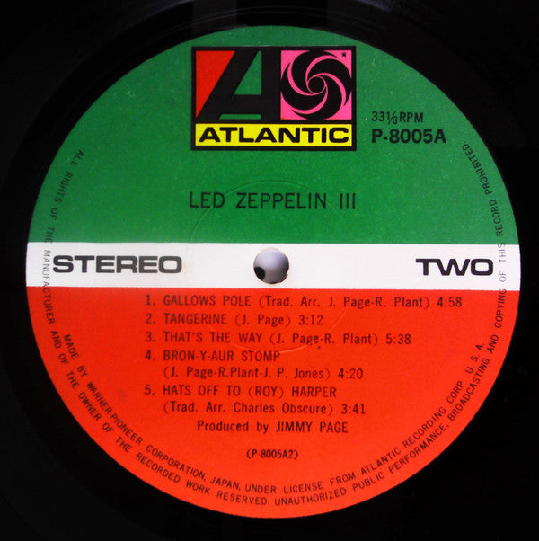 Led Zeppelin III = レッド・ツェッペリン III