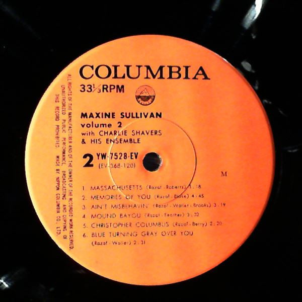 Leonard Feather Presents Maxine Sullivan, Vol. II