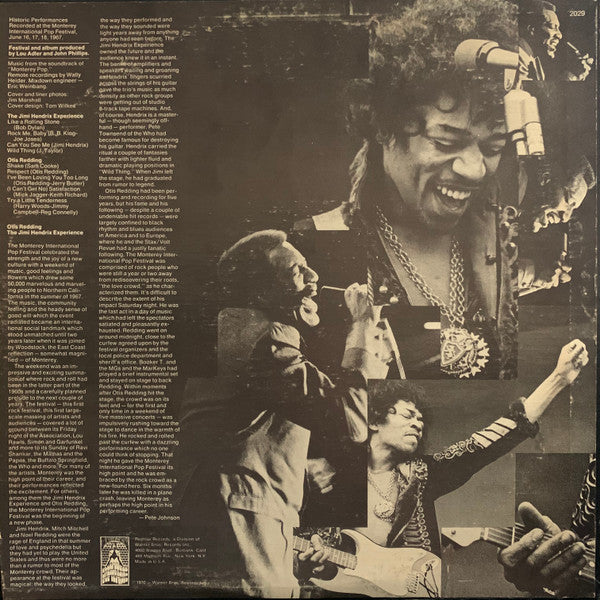 Historic Performances Recorded At The Monterey International Pop Festival