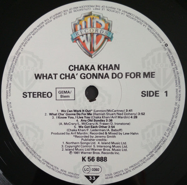 What Cha' Gonna Do For Me