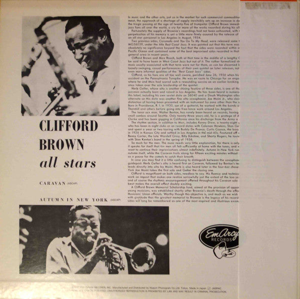 Clifford Brown All Stars
