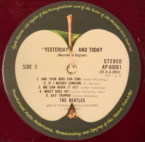 "Yesterday"...... And Today