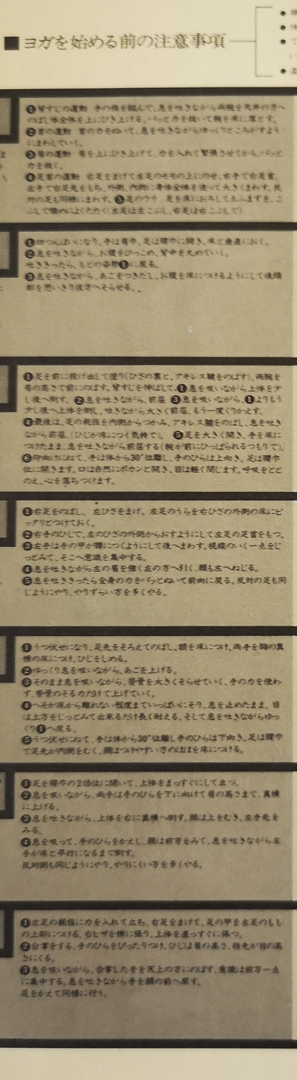 Yoga = ヨガ (より美しく、より健康に)