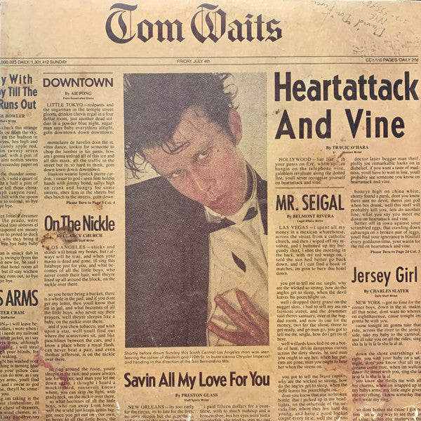 Release: Heartattack And Vine-Vinyl-US-1980-6E-295-10190321